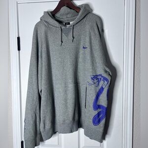 Nike X Kobe Bryant | "Black Mamba" Gray Hoodie | Men’s 3XL | Rare and Iconic